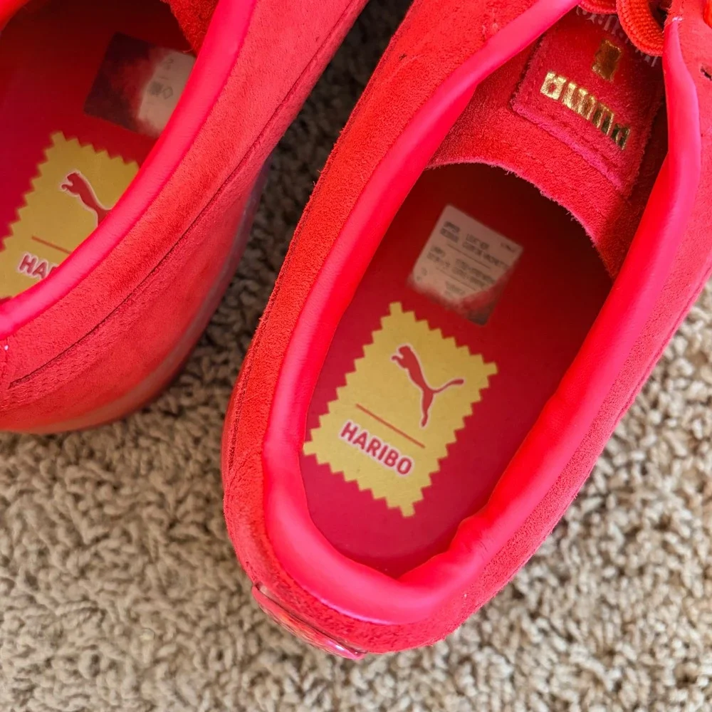 PUMA x Haribo Red Poppy Suede Classic Lace Up Sneakers Casual Shoes Mens US 10